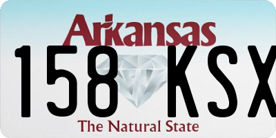 AR license plate 158KSX