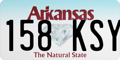 AR license plate 158KSY