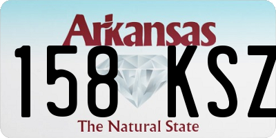 AR license plate 158KSZ
