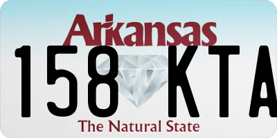 AR license plate 158KTA