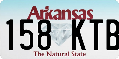AR license plate 158KTB