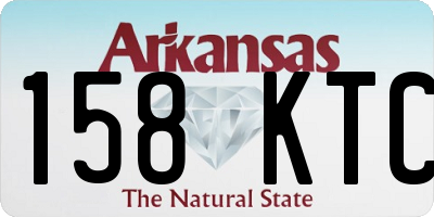 AR license plate 158KTC
