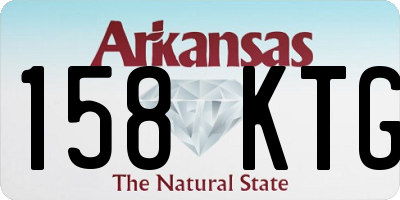 AR license plate 158KTG