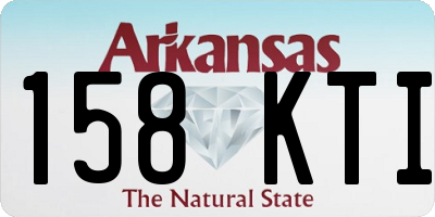 AR license plate 158KTI