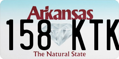 AR license plate 158KTK