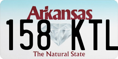 AR license plate 158KTL