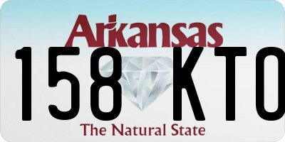 AR license plate 158KTO