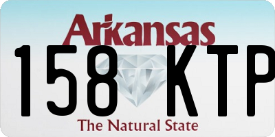 AR license plate 158KTP