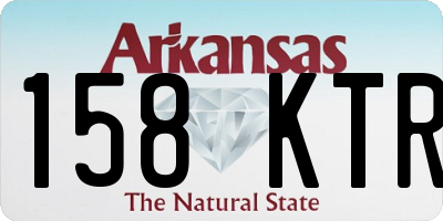 AR license plate 158KTR