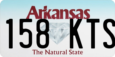 AR license plate 158KTS