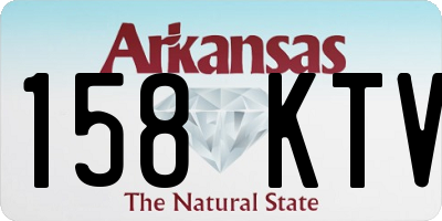 AR license plate 158KTV