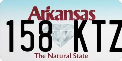 AR license plate 158KTZ