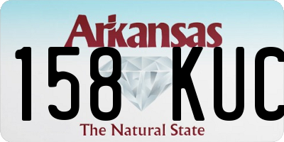 AR license plate 158KUC