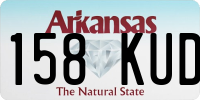 AR license plate 158KUD