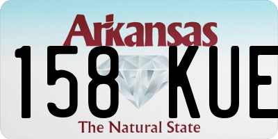 AR license plate 158KUE