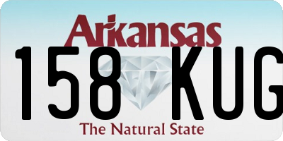 AR license plate 158KUG