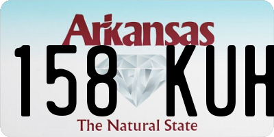 AR license plate 158KUH