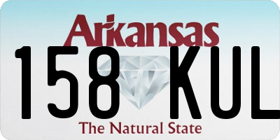 AR license plate 158KUL