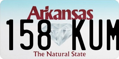 AR license plate 158KUM