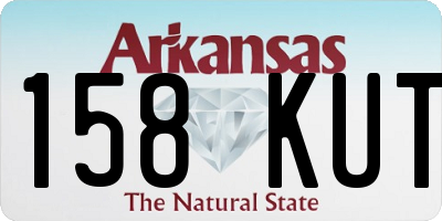 AR license plate 158KUT