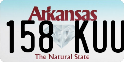 AR license plate 158KUU