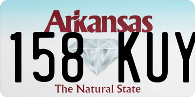 AR license plate 158KUY