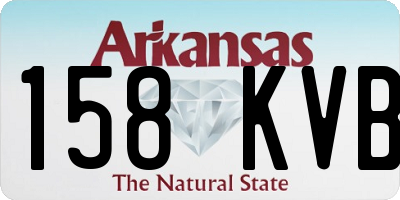 AR license plate 158KVB