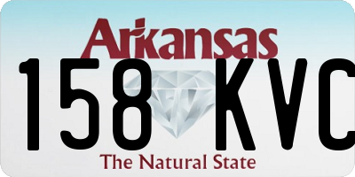 AR license plate 158KVC