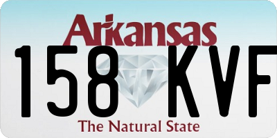 AR license plate 158KVF