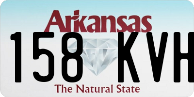 AR license plate 158KVH