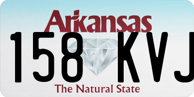 AR license plate 158KVJ