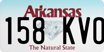 AR license plate 158KVO