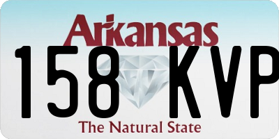 AR license plate 158KVP
