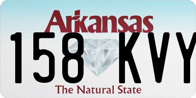 AR license plate 158KVY