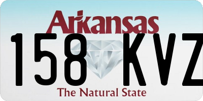 AR license plate 158KVZ