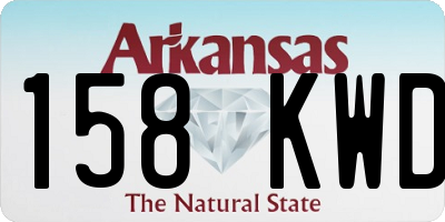 AR license plate 158KWD