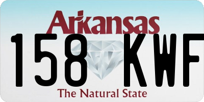 AR license plate 158KWF