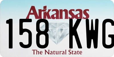 AR license plate 158KWG