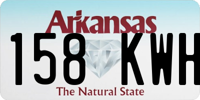 AR license plate 158KWH