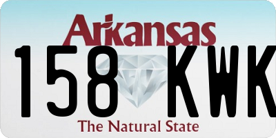 AR license plate 158KWK