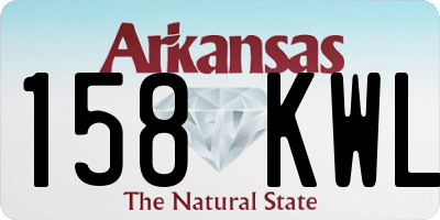 AR license plate 158KWL