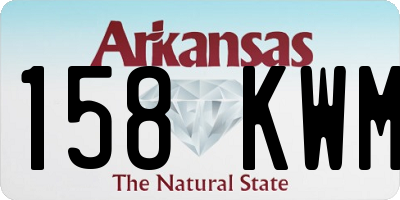 AR license plate 158KWM