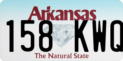 AR license plate 158KWQ