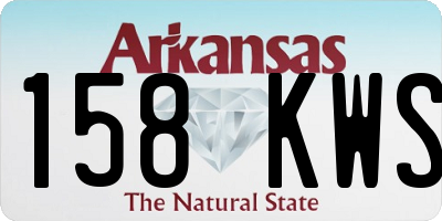 AR license plate 158KWS