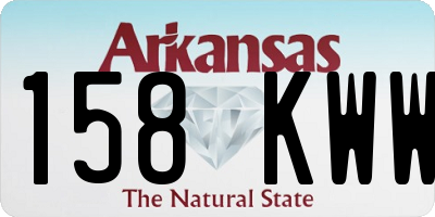 AR license plate 158KWW