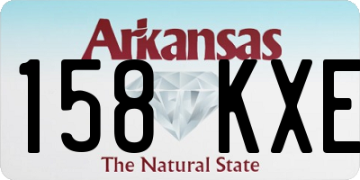 AR license plate 158KXE