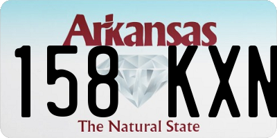 AR license plate 158KXN