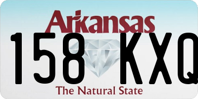 AR license plate 158KXQ