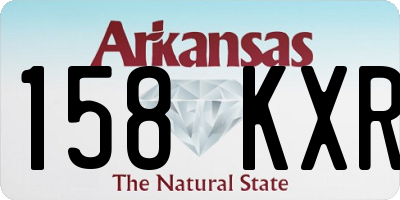 AR license plate 158KXR