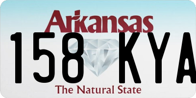 AR license plate 158KYA